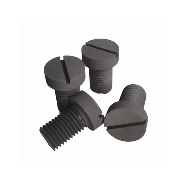 Magas hőmérsékletű grafit csavaros kupak fedél